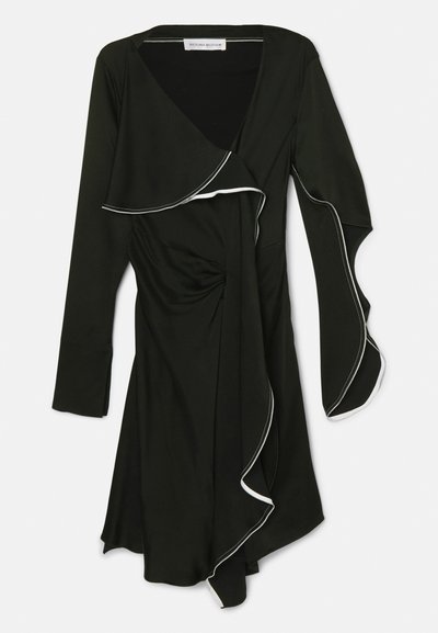 Victoria Beckham GATHERED HEART DETAIL DRESS - Koktélruha / Partiruha - black