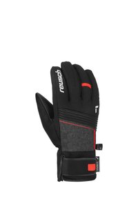 Reusch FINGERHAND LOUIS - Fingerhandschuh - blck blck melang fire red
