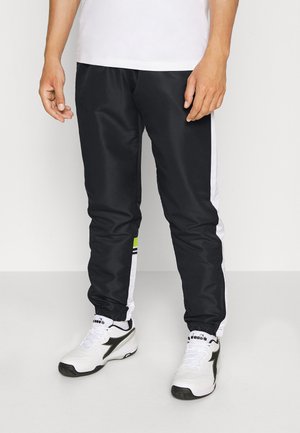 Sergio Tacchini DEN PANT - Donji dijelovi trenirke - black/lime green