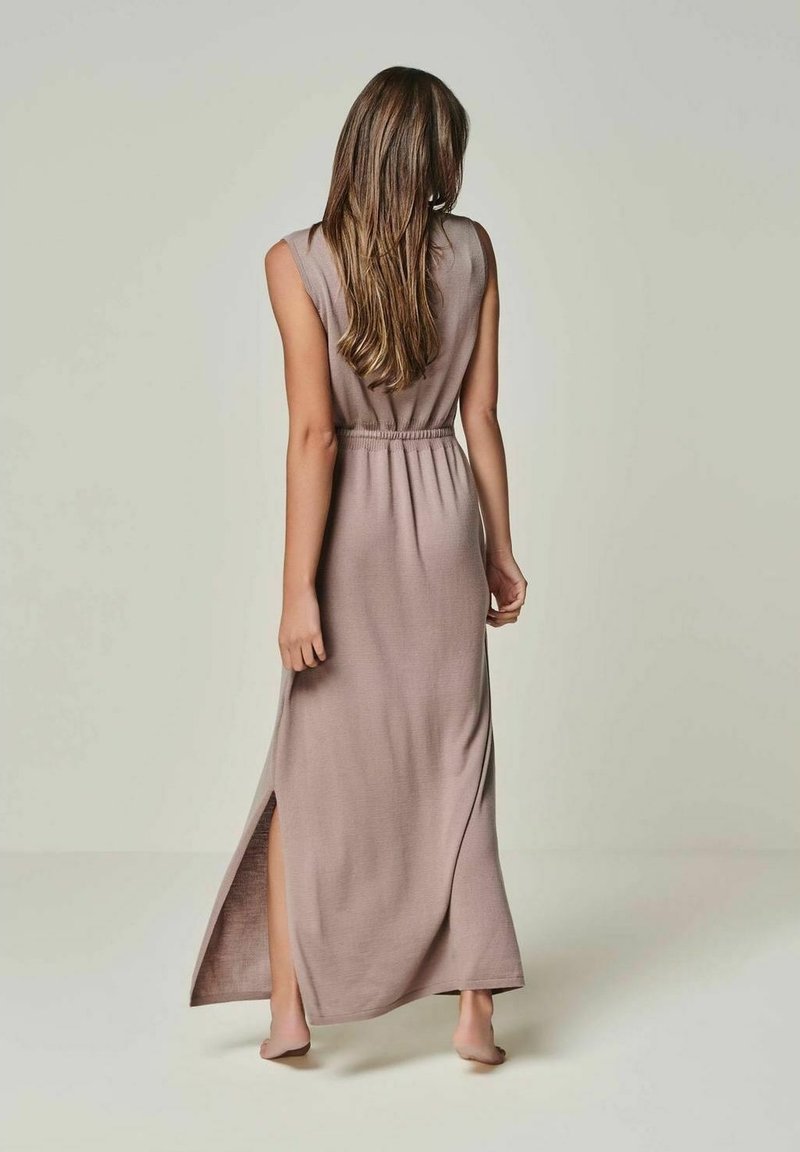 strapless open back dress Zapaka Women Sage Green Backless Bridesmaid Dress V Neck Satin Sheath Long Wedding Guest Dress, Sage / US18W main image 0