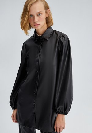 BALLOON SLEEVE - Short coat - black