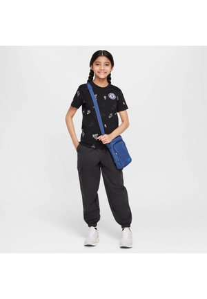 T-shirt med print - black