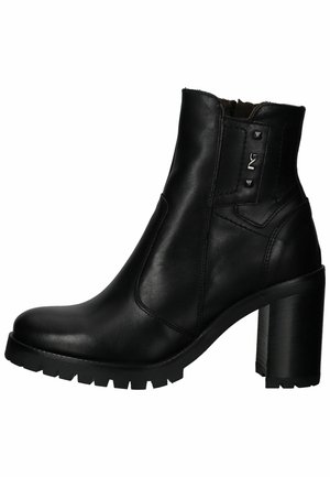 High Heel Stiefelette - nero