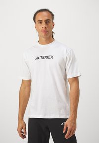 Adidas Terrex - LOGO TEE - T-shirt imprimé - white Image miniature 1