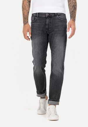 REGULAR FIT 5-POCKET - Slim fit jeans - stone grey