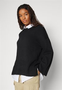 ONLY ONLLOUISE LONG - Jumper - black