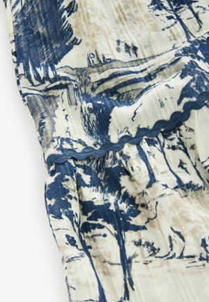Next PETITE - TIERED - Maxi sukně - blue cream