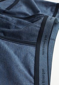 IUMAN Intimissimi Uomo STRETCH MIT LOGO - Boxerky - blau /denim blue blend midnight blue