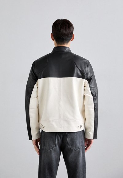 J.LINDEBERG TATUM BIKER JACKET - Casaco de couro - black