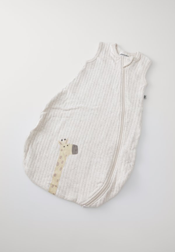 UNWATTIERT ÄRMELLOS UNISEX – Nachtwäsche Schlafsack – beige mélange
