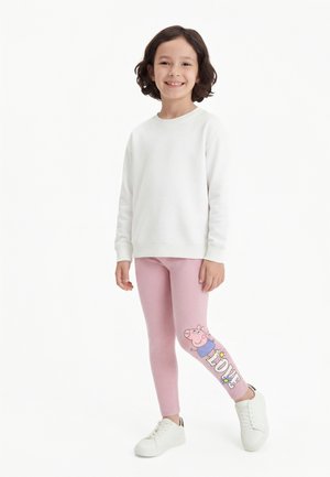 Name it NMFDAISY PEPPA CPLG - Tajice-hlače - pink