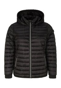 TOM TAILOR MIT KAPUZE - Übergangsjacke - deep black