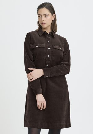 Blusenkleid - espresso