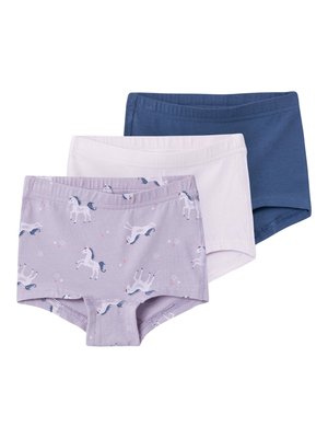 Name it NMFTIGHTS UNICORN 3 PACK - Bikses - lavender aura