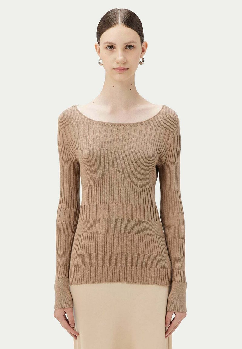 GOBI Cashmere Stickad tröja - brown