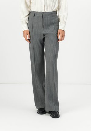Samsøe Samsøe SALOT TROUSERS  - Auduma bikses - dark gull gray