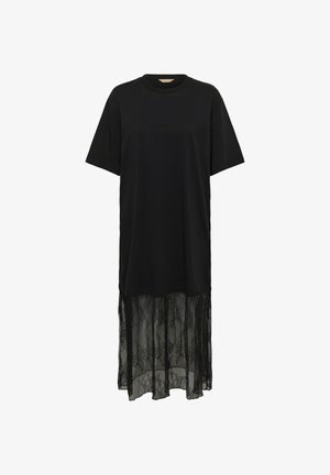 Culture, CUSANTORA DRESS - Robe t-shirt - black