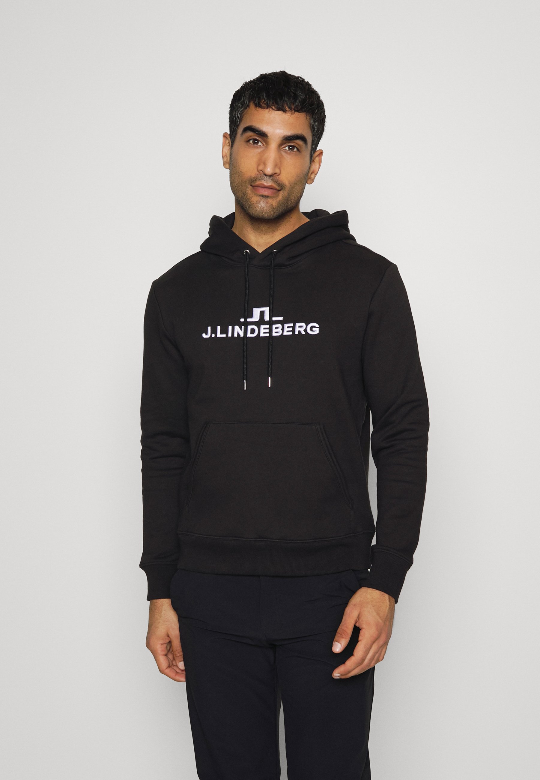 J.LINDEBERG ALPHA HOOD - Hoodie - black 