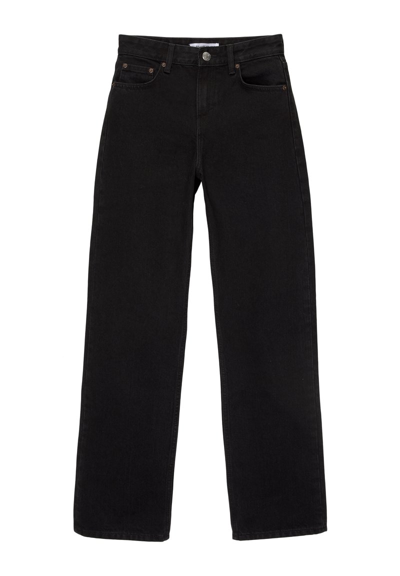 PULL&BEAR Straight leg jeans gemêleerd zwart