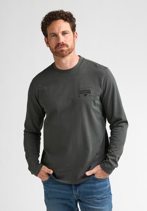Petrol Industries, GRAPHIC LONG SLEEVE TEE FORGEWALL - Longsleeve - steel green