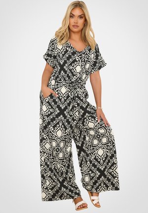 Yours Clothing WIDE antracytowy