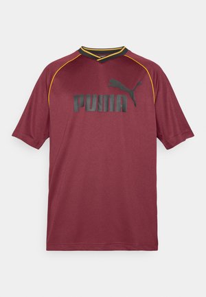 Puma, ESS COLLARED - Μπλουζάκι με στάμπα - ruby shimmer