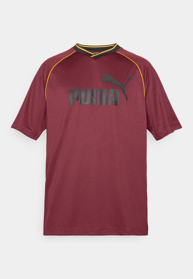 Puma T-shirt print bordeauxrood