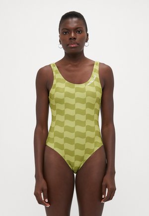 STRIP BODYSUIT - Plavky - chartreuse