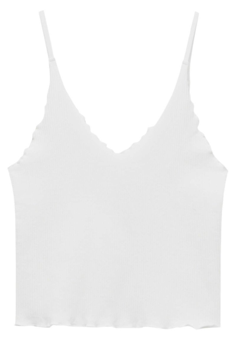 Damen T-Shirts | PULL&BEAR SEAMLESS Top off white/offwhite - YO82779 Damen T-Shirts | PULL&BEAR SEAMLESS Top off white/offwhite - YO82779