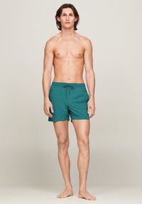 Tommy Jeans MEDIUM DRAWSTRING - Badeshorts - timeless teal