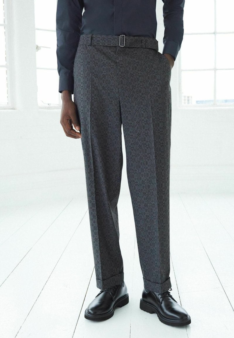 Next EDIT  CHECK  REGULAR FIT - Kelnės - grey