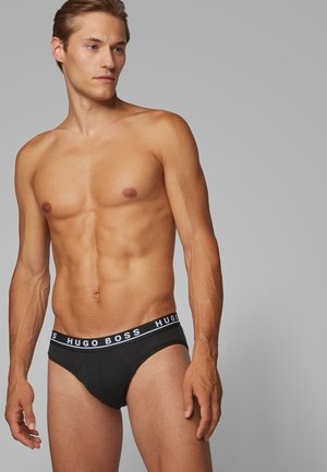 BOSS, BRIEF 3 PACK - Slip - black
