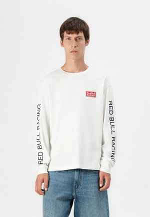 LOGO TEE - Tops ar garām piedurknēm - mousse