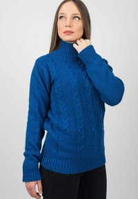 Dalle Piane Cashmere TURTLENECK - Maglione - bluette