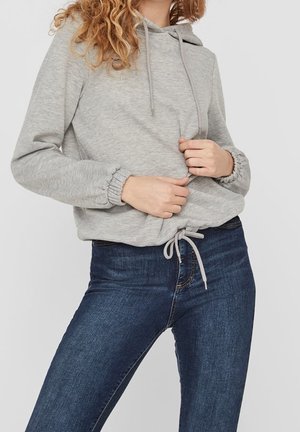 Felpa con cappuccio - light grey