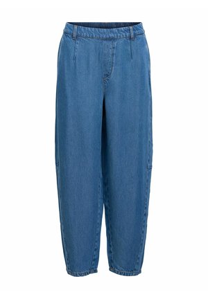 Object, TROUSERS RELAXED BARREL - Wide Leg - medium blue denim