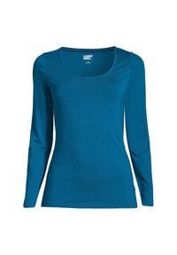 LANDS' END Langarmshirt - blue