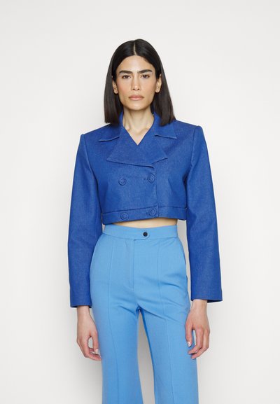 Sara Battaglia MINI JACKET - Σακάκι - blue denim