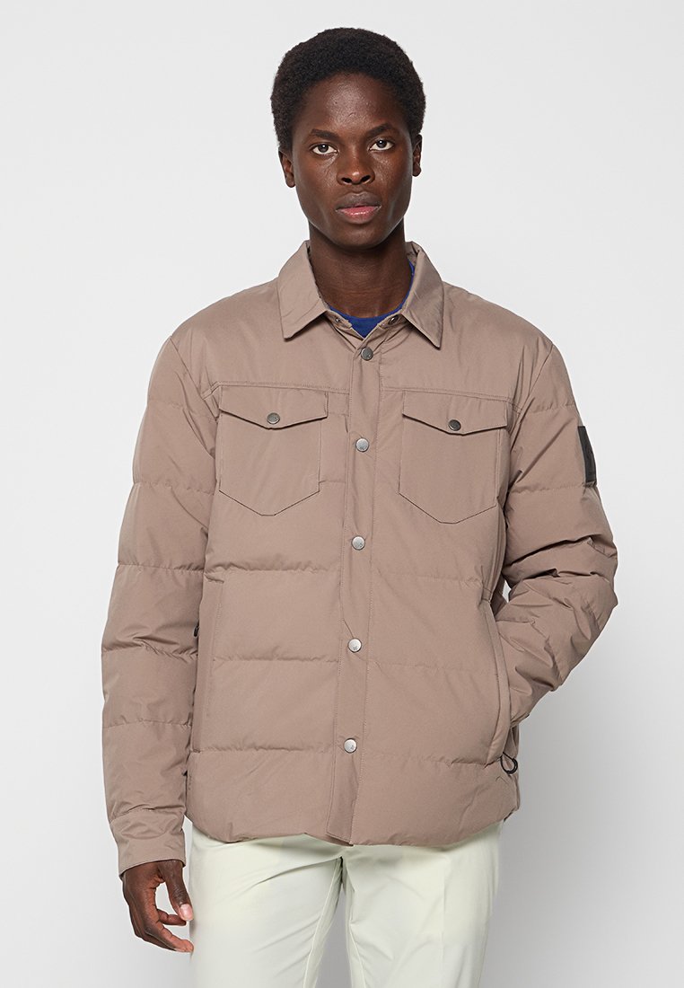 Cross Sportswear Gewatteerde jas kaki