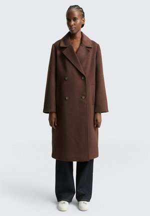 LOOSE FIT - Mantel - soft chocolate brown
