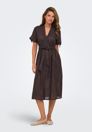 JDY, KLEID JDYANNA MIDIKLEID - Päevakleit - black coffee