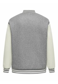 ONLY Carmakoma CURVY - Bomber Jacket - medium grey melange