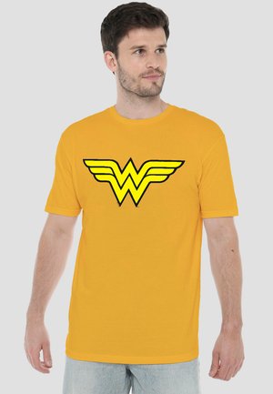 Cotton Soul, DC WONDER WOMAN LOGO - T-Shirt print - gold-coloured