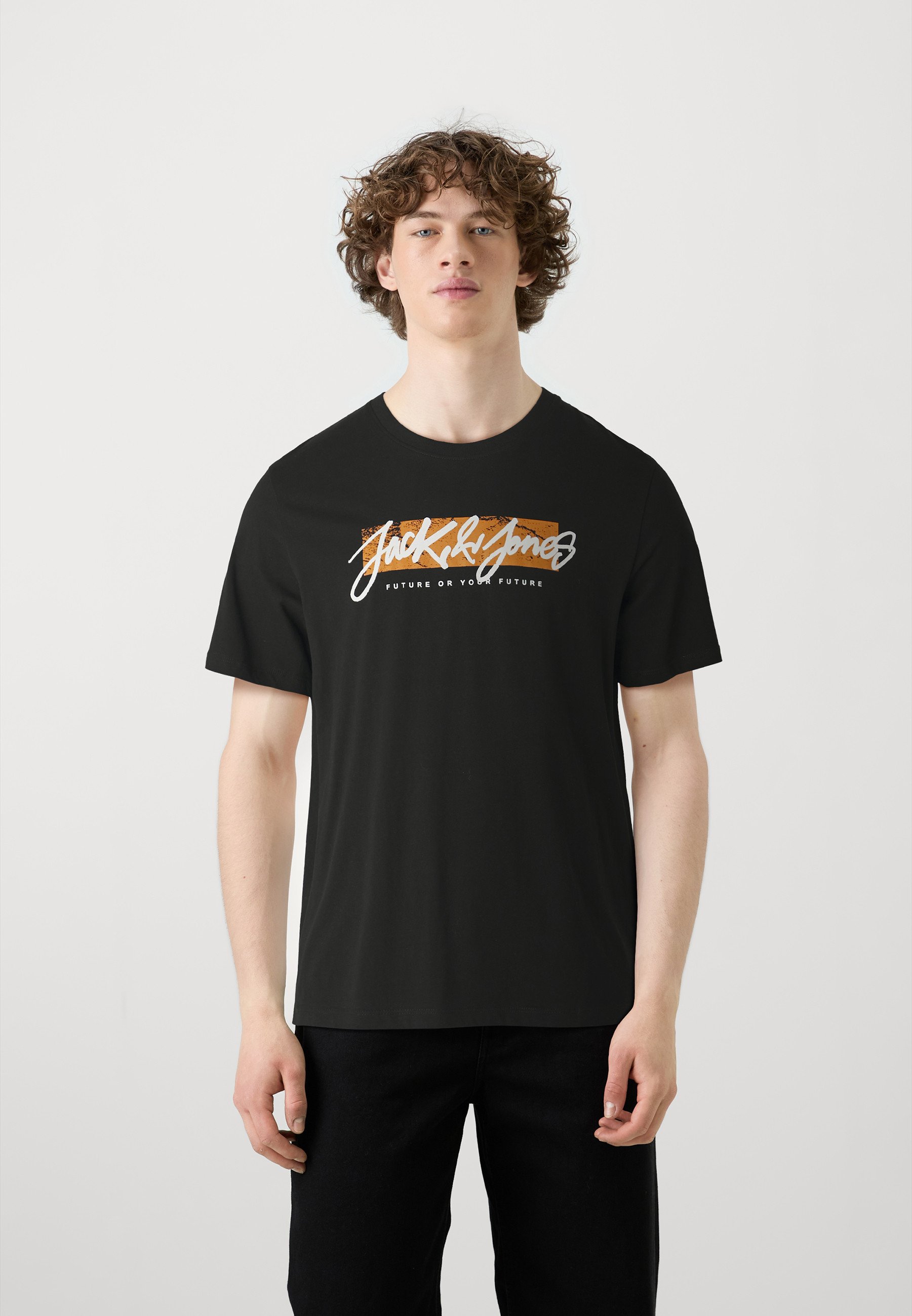 Jack & Jones JJBeau T-Shirt 3er Pack – Lässige Basic-Shirts Mit Frontprint, Kurzarm, Für Herren