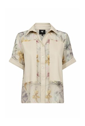 NÜ Denmark, DREA SHIRT S/S - Πουκαμίσα με κουμπιά -  bone mix