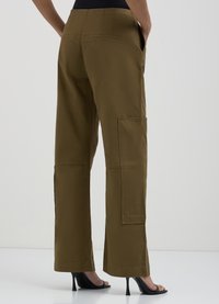 Calliope CON CINTURA - Stoffhose - verde