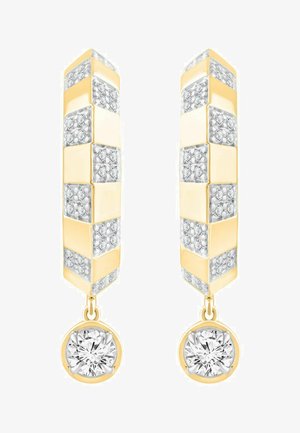 Ethische Diamanten, Ohrringe - yellow gold-coloured
