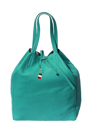 DrachenLeder DRACHENLEDER - Shopping Bag - türkis