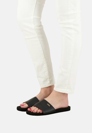 BLISS NIGHTS SLIDE - Muiltjes - black black