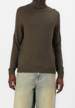 Strickpullover - dark green
